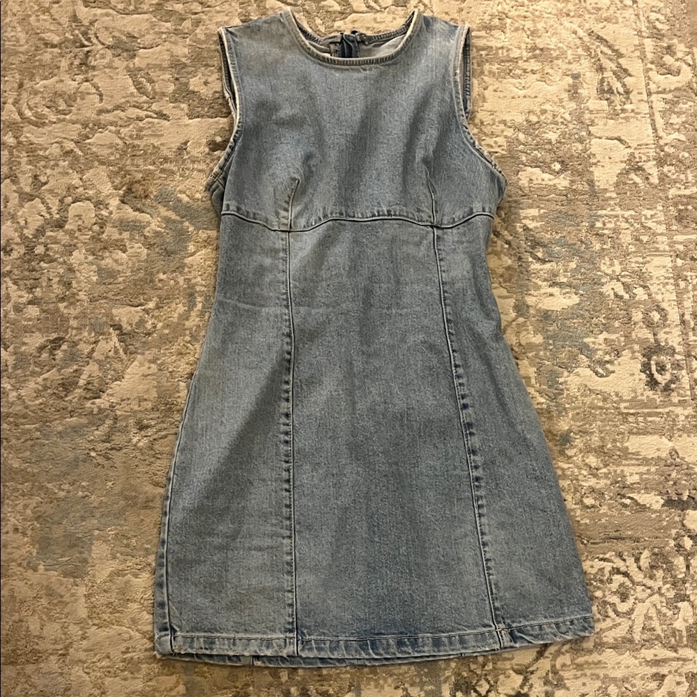 Zara Blue Denim mini dress